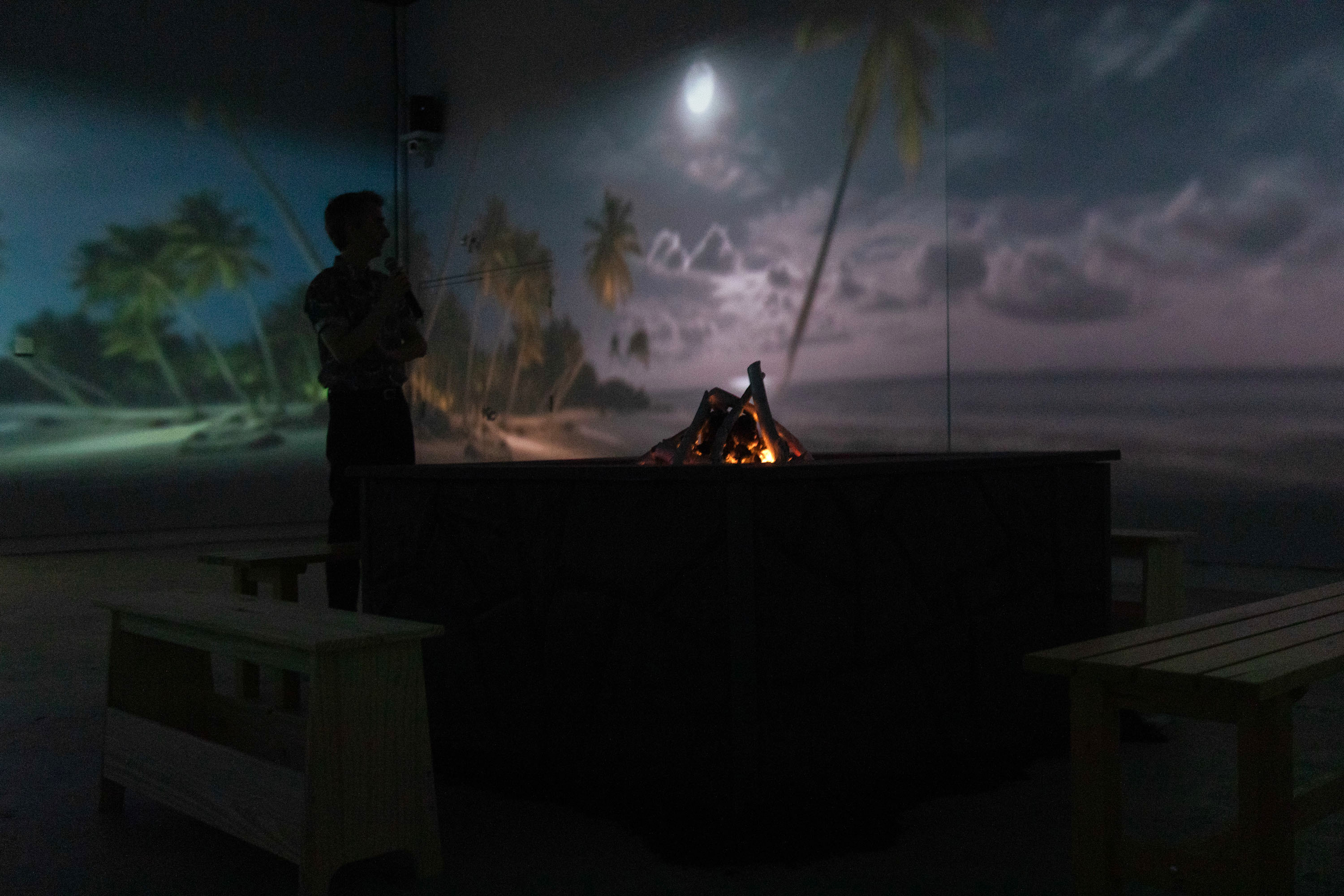 Feed the Fires full moon scene visualized by AI based on audience narratives